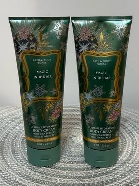 BBW Magic In The Air Body Cream Set of 2 NWT